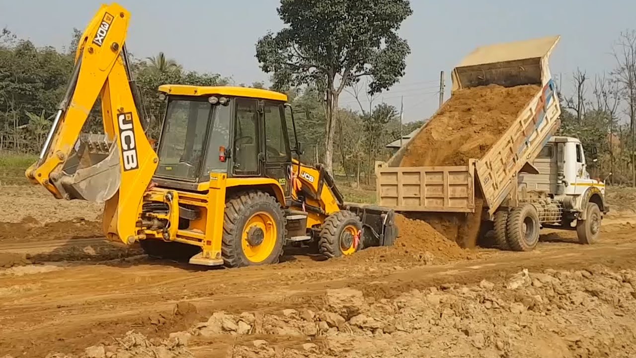 JCB excavation work